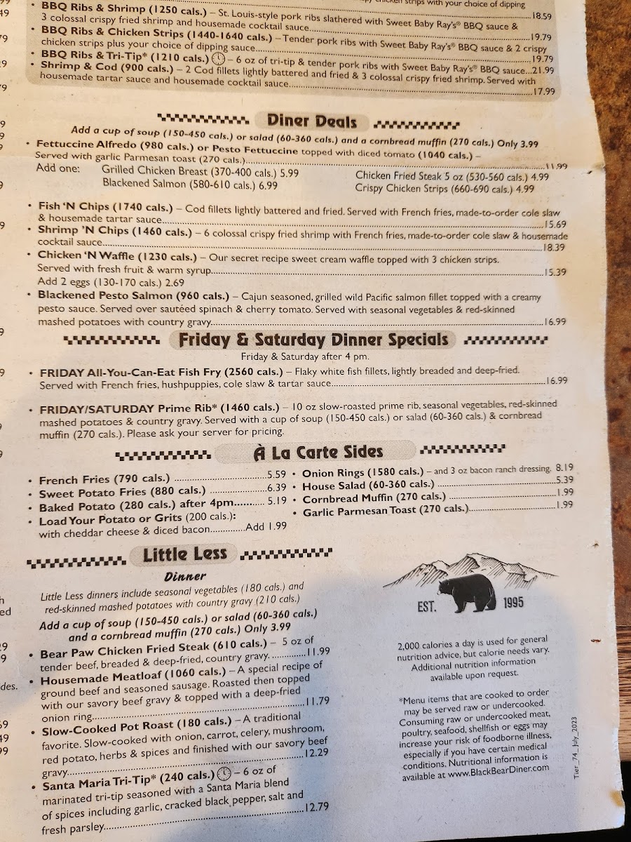 Menu Black Bear Diner Gresham-3