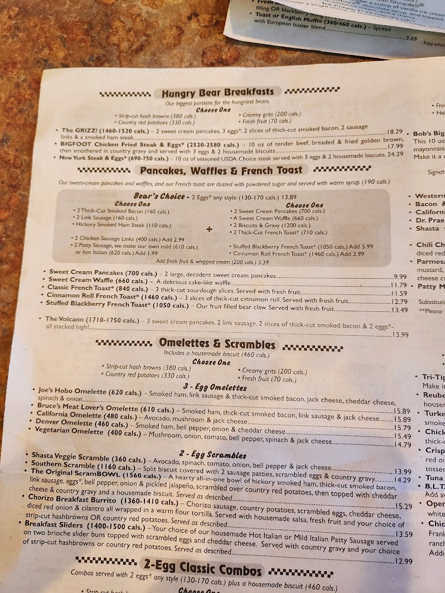 Menu Black Bear Diner Gresham-9